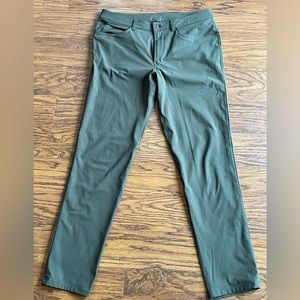 Lululemon ABC Pant Slim Green 34 x 33